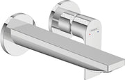 Rebris E Single lever basin mixer for concealed installation wall-mounted with spout 20 cm