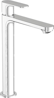 Rebris S Single lever basin mixer 240 CoolStart for washbowls with pop-up waste set