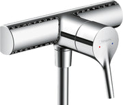 Talis S Single lever manual shower mixer for exposed installation with centre distance 15.3 cm