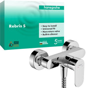 Rebris S Single lever shower mixer for exposed installation