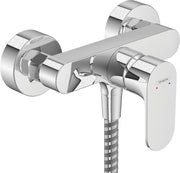 Rebris S Single lever shower mixer for exposed installation with 2 flow rates