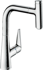 Talis Select M51 Single lever kitchen mixer 220 with pull-out spout, single spray mode