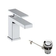 Tecturis E Single lever basin mixer 80 CoolStart EcoSmart+ with pop-up waste set