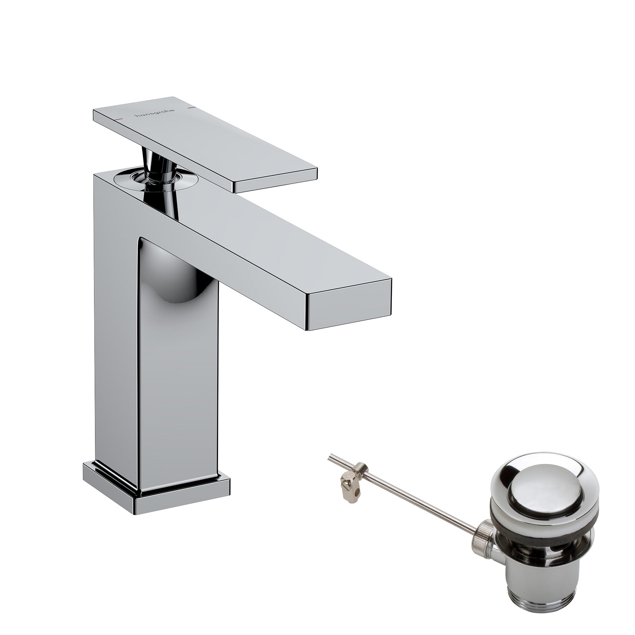 Tecturis E Single lever basin mixer 110 EcoSmart+ with pop-up waste set