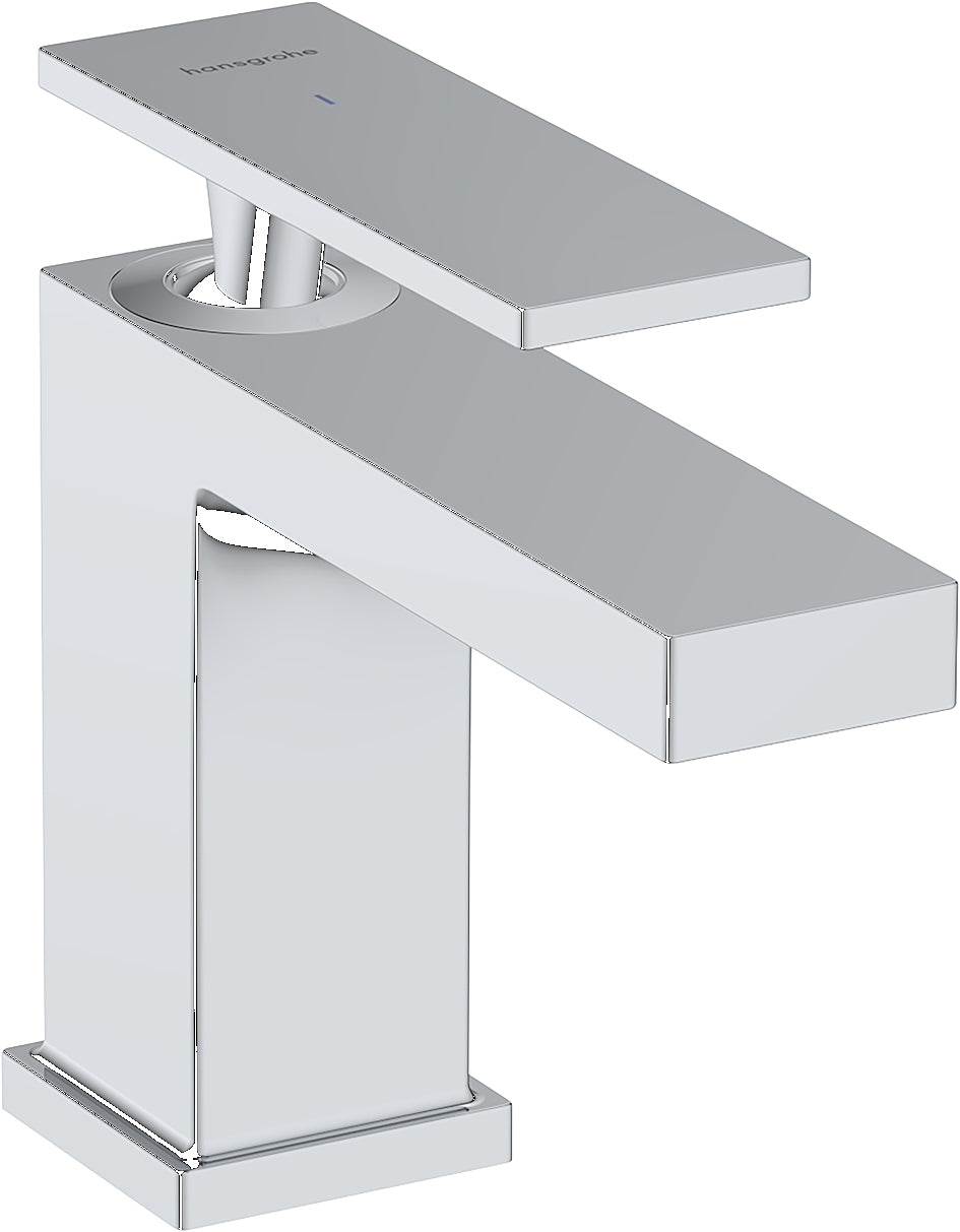 Tecturis E Pillar tap 80 EcoSmart+ with lever handle for cold water or pre-adjusted water without waste set