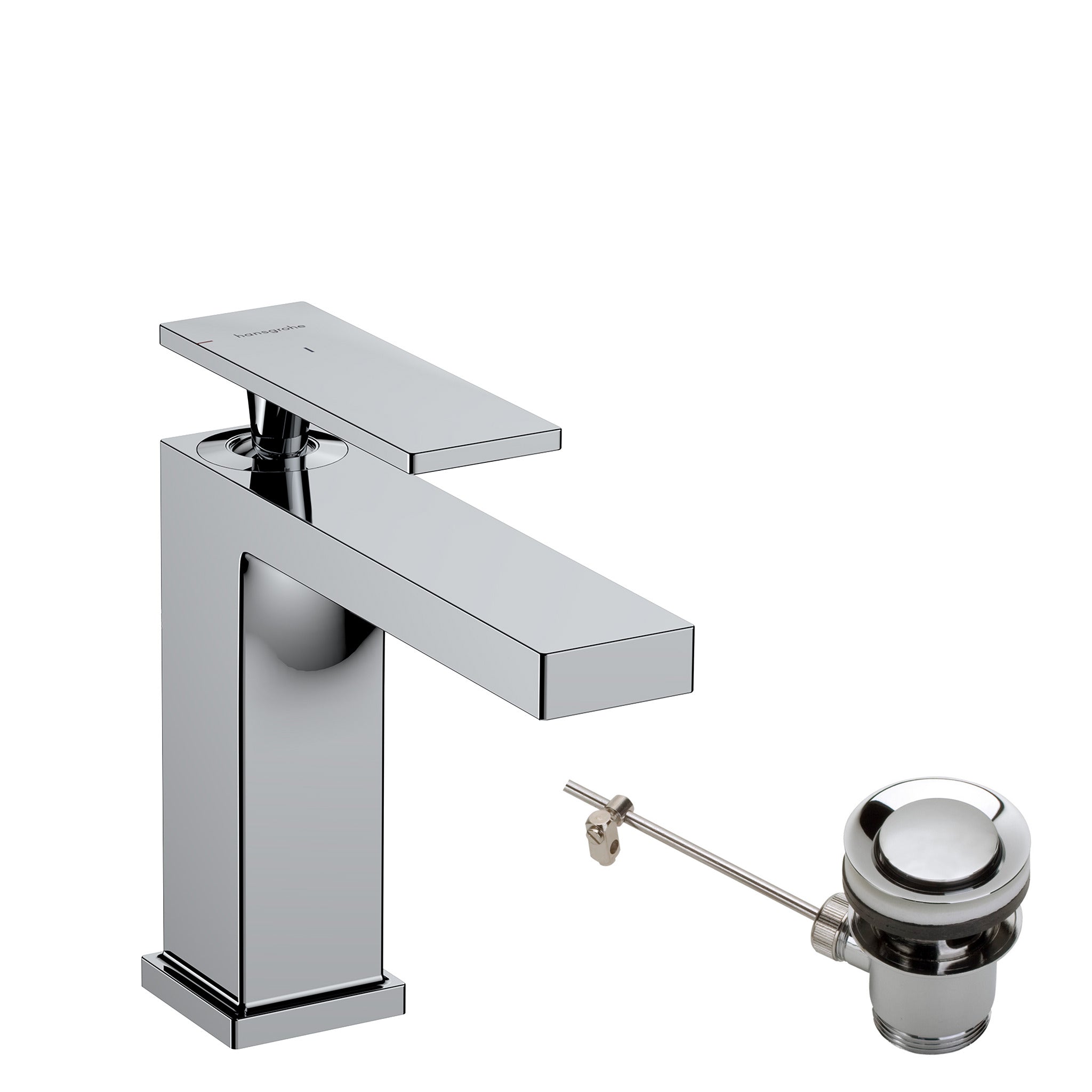 Tecturis E Single lever basin mixer 110 CoolStart EcoSmart+ with pop-up waste set