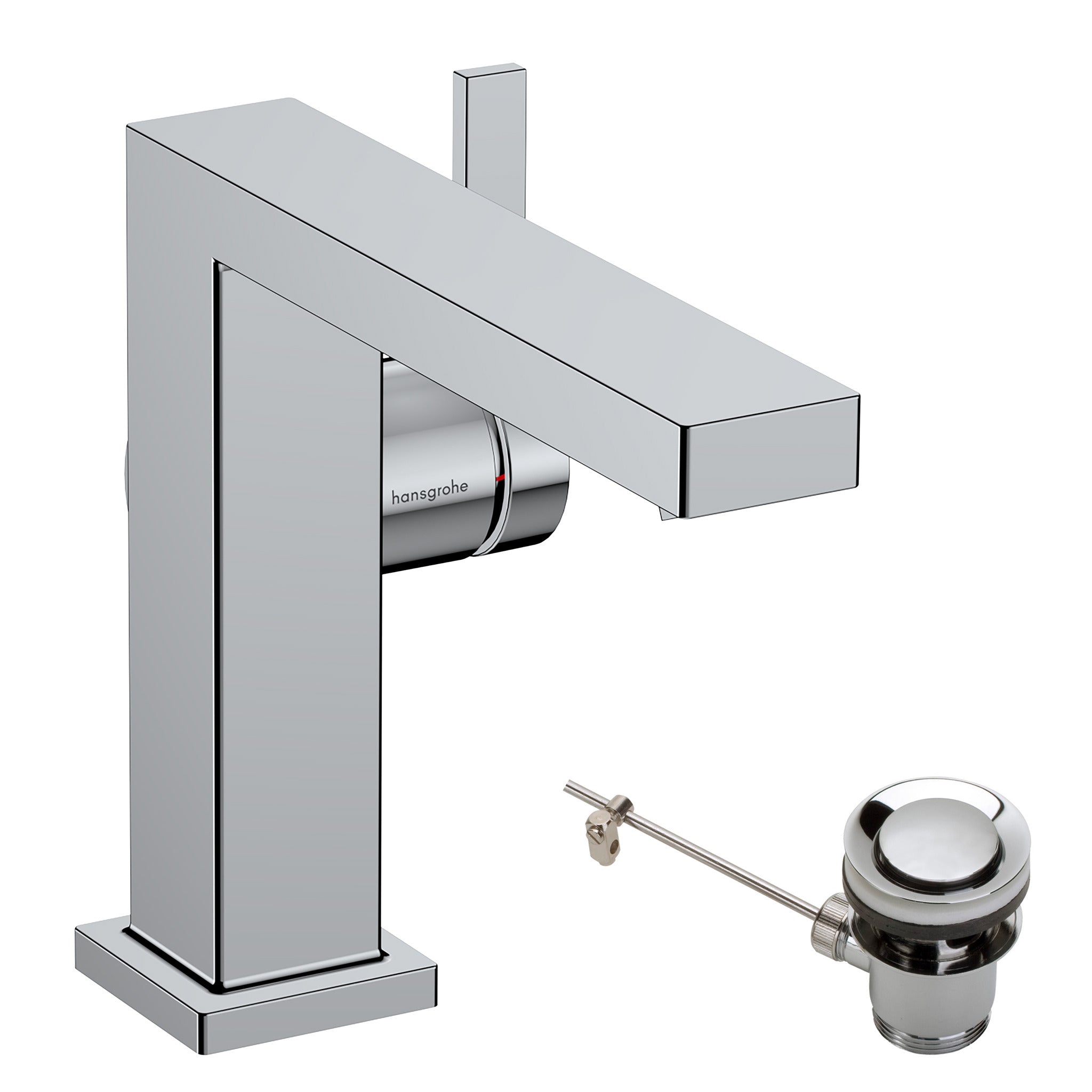 Tecturis E Single lever basin mixer 110 Fine CoolStart EcoSmart+ with pop up-waste set