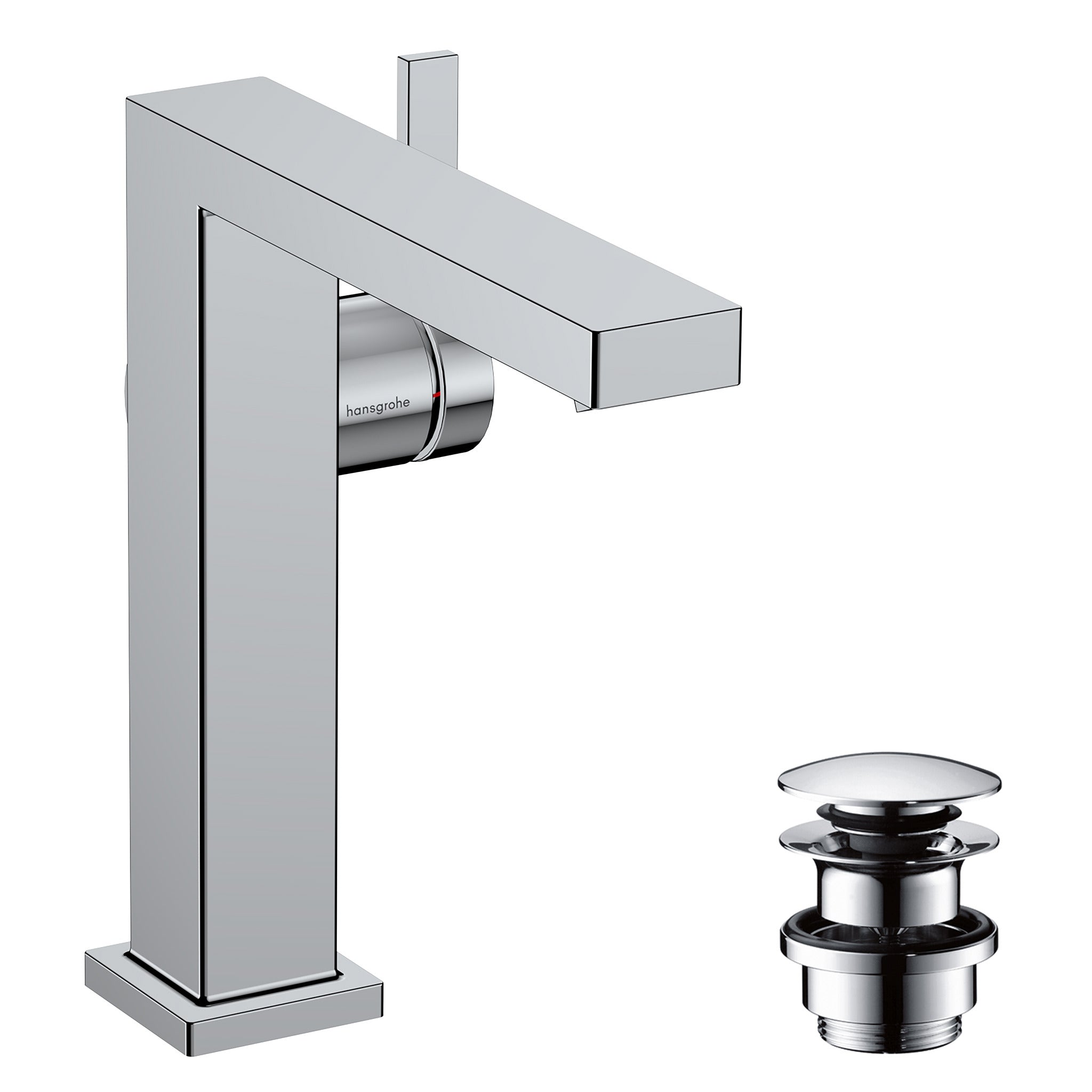 Tecturis E Single lever basin mixer 150 Fine CoolStart EcoSmart+ with push-open waste set
