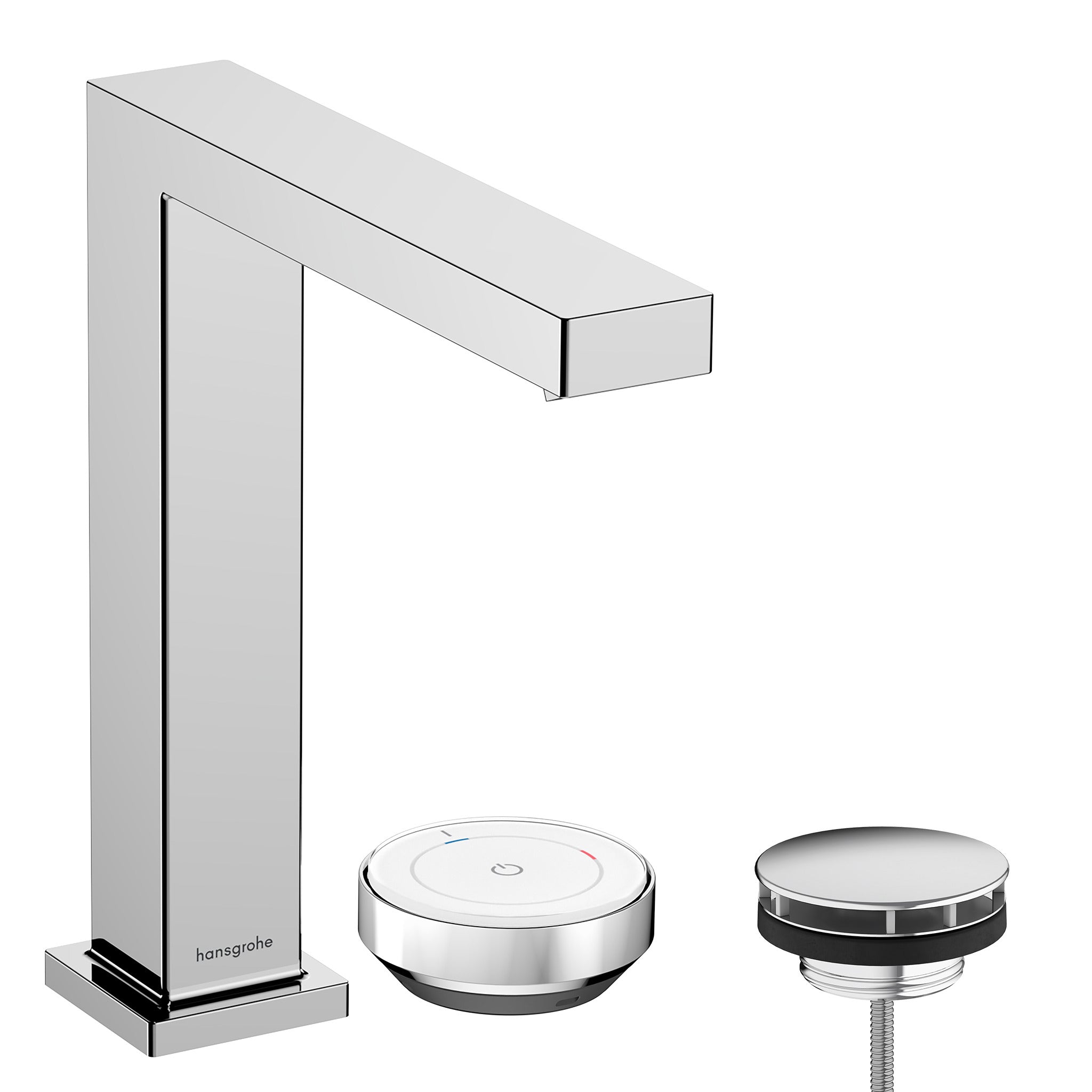 Tecturis E 2-hole basin mixer 150 CoolStart EcoSmart+ with waste set
