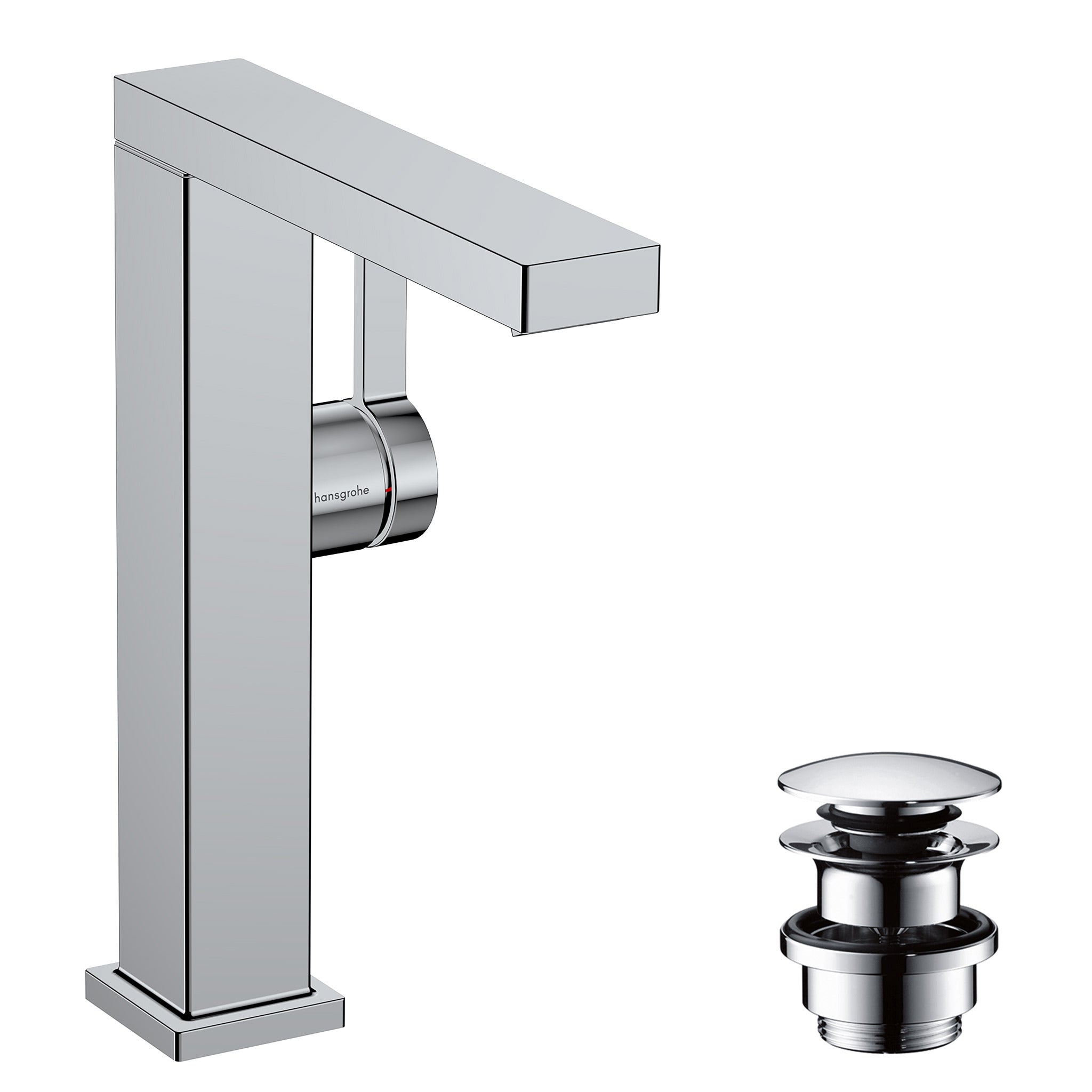 Tecturis E Single lever basin mixer 210 Fine CoolStart EcoSmart+ with swivel spout and push-open waste set