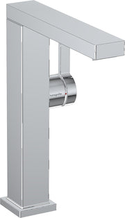 Tecturis E Single lever basin mixer 210 Fine CoolStart with swivel spout and push-open waste set