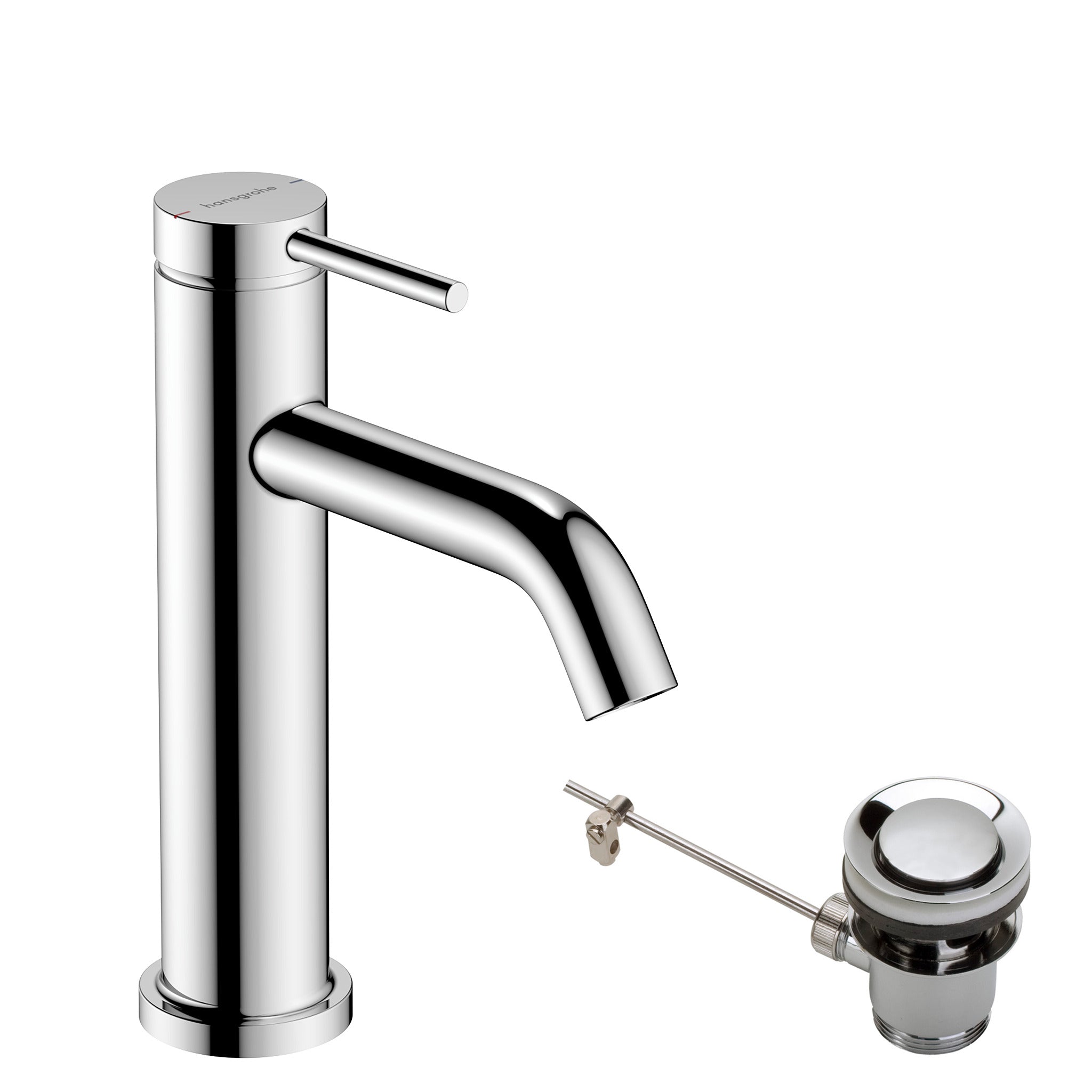 Tecturis S Single lever basin mixer 110 EcoSmart+ with pop-up waste set
