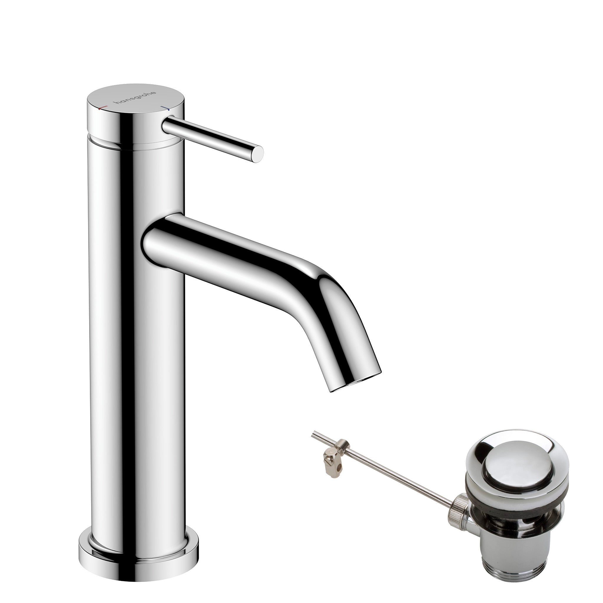 Tecturis S Single lever basin mixer 110 CoolStart EcoSmart+ with pop-up waste set