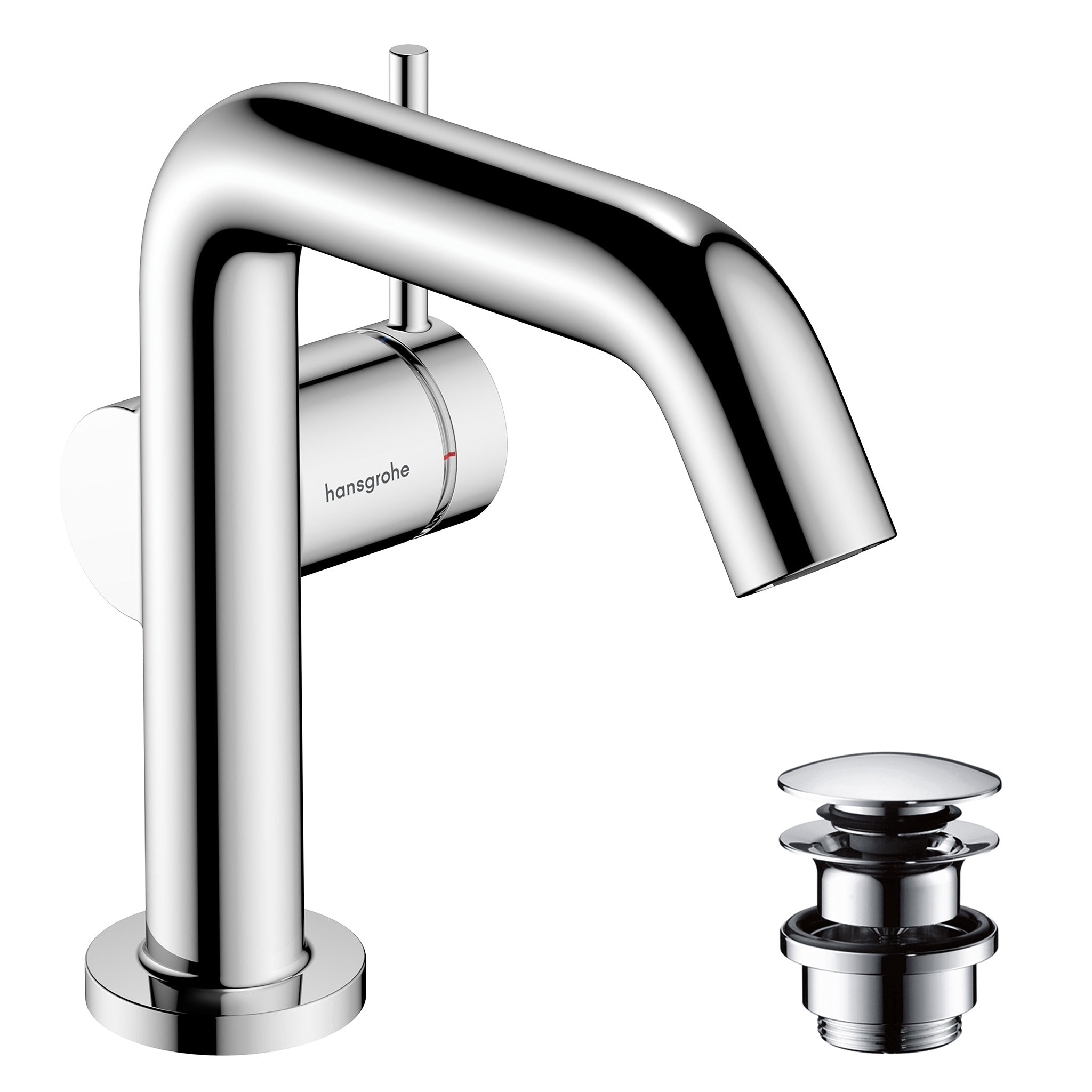 Tecturis S Single lever basin mixer 110 Fine CoolStart EcoSmart+ with push-open waste set