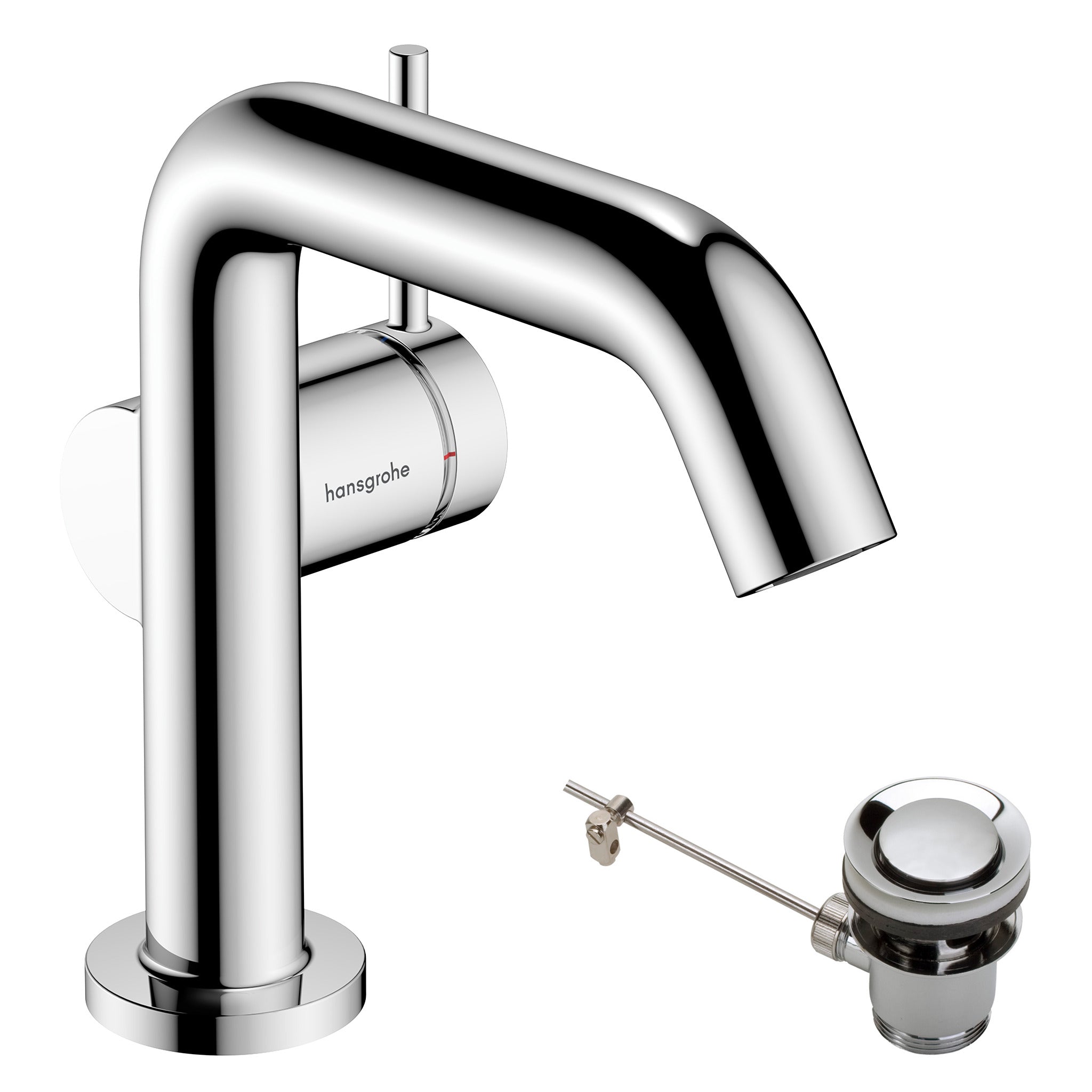 Tecturis S Single lever basin mixer 110 Fine CoolStart EcoSmart+ with pop up-waste set