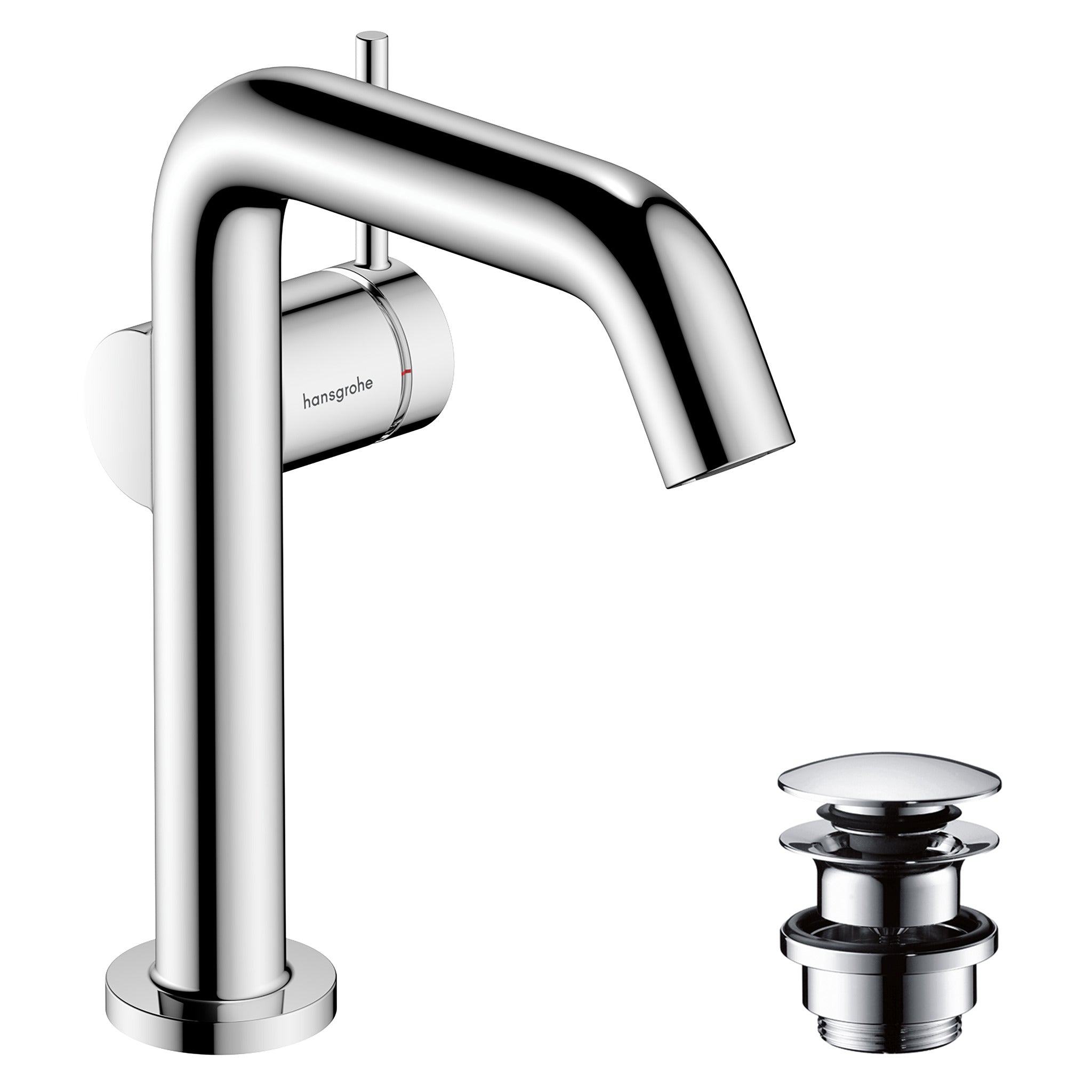 Tecturis S Single lever basin mixer 150 Fine CoolStart EcoSmart+ with push-open waste set