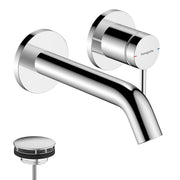 Tecturis S Single lever basin mixer for concealed installation wall-mounted EcoSmart+ with spout 16,5 cm