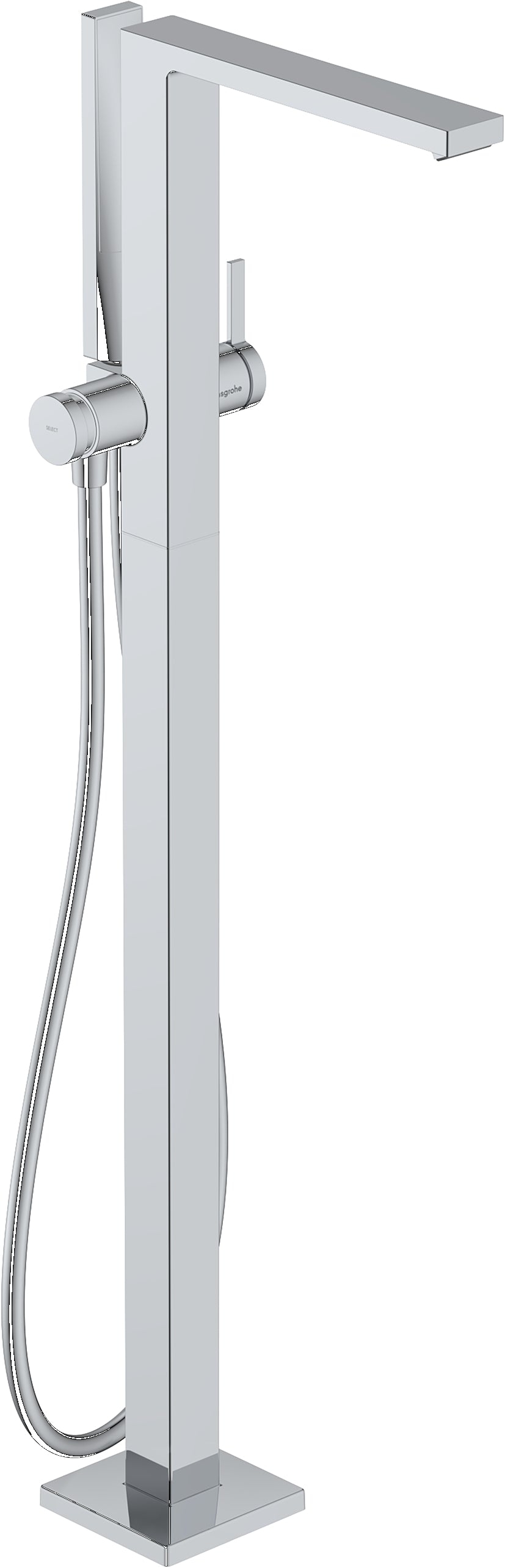 Tecturis E Single lever bath mixer floor-standing