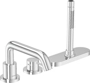 Tecturis S 3-hole rim mounted single lever bath mixer with sBox