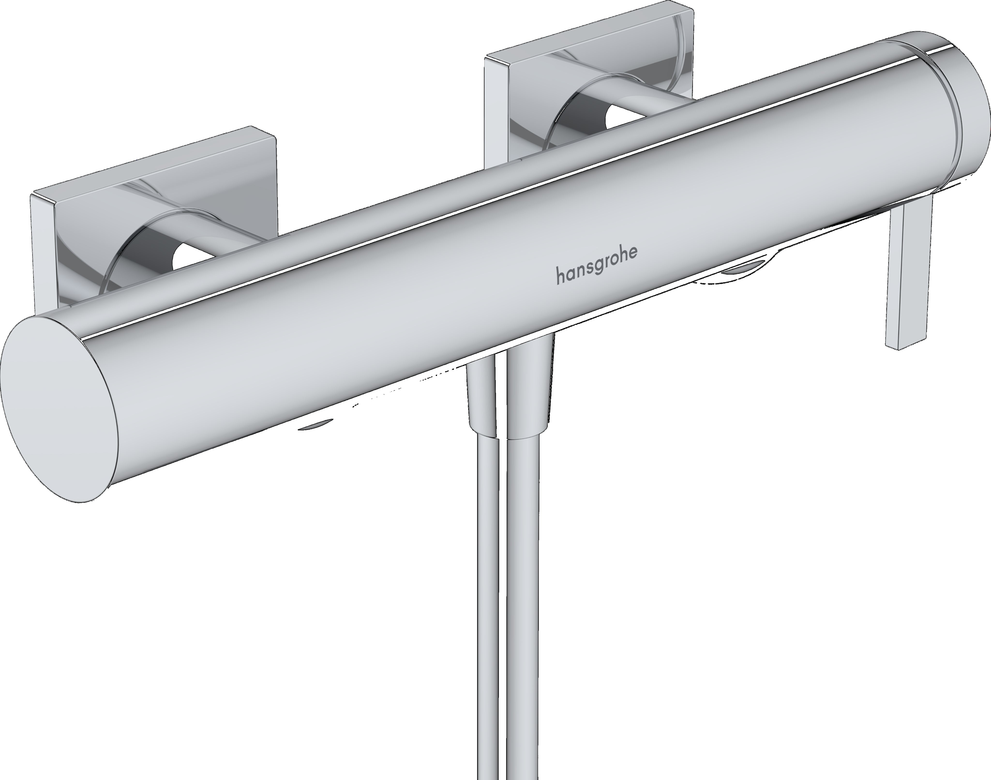 Tecturis E Single lever shower mixer for exposed installation
