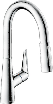Talis M51 Single lever kitchen mixer 160 with pull-out spray and sBox, 2 spray modes