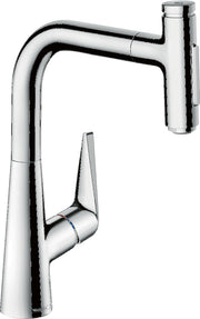 Talis Select M51 Single lever kitchen mixer 220 with pull-out spray and sBox, 2 spray modes