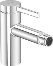 Zesis S Single lever bidet mixer with metal pop-up waste set