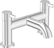 Zesis S 2-hole rim mounted bath mixer