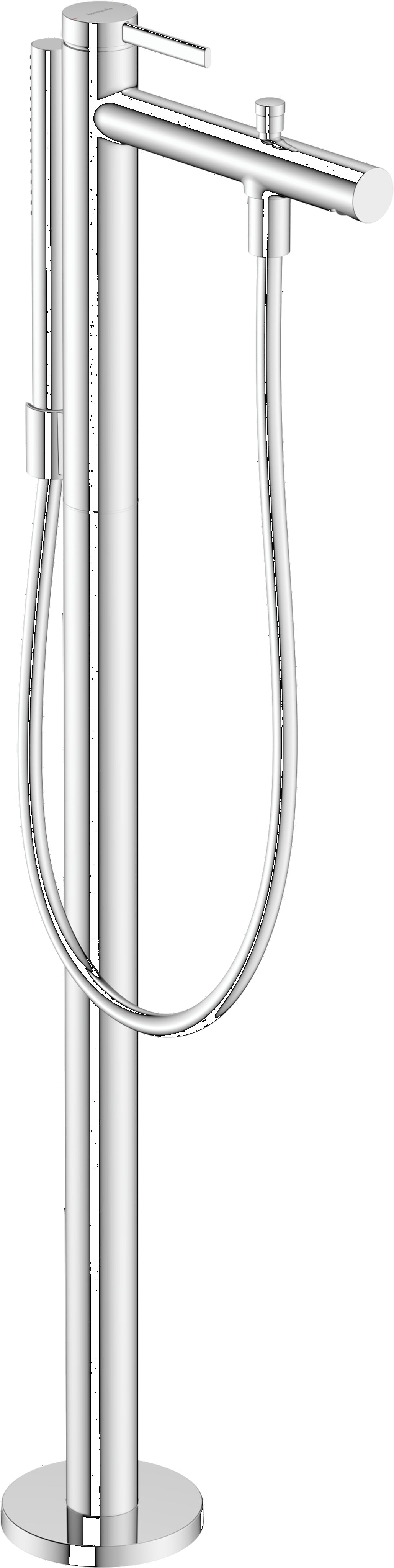 Zesis S Single lever bath mixer floor-standing