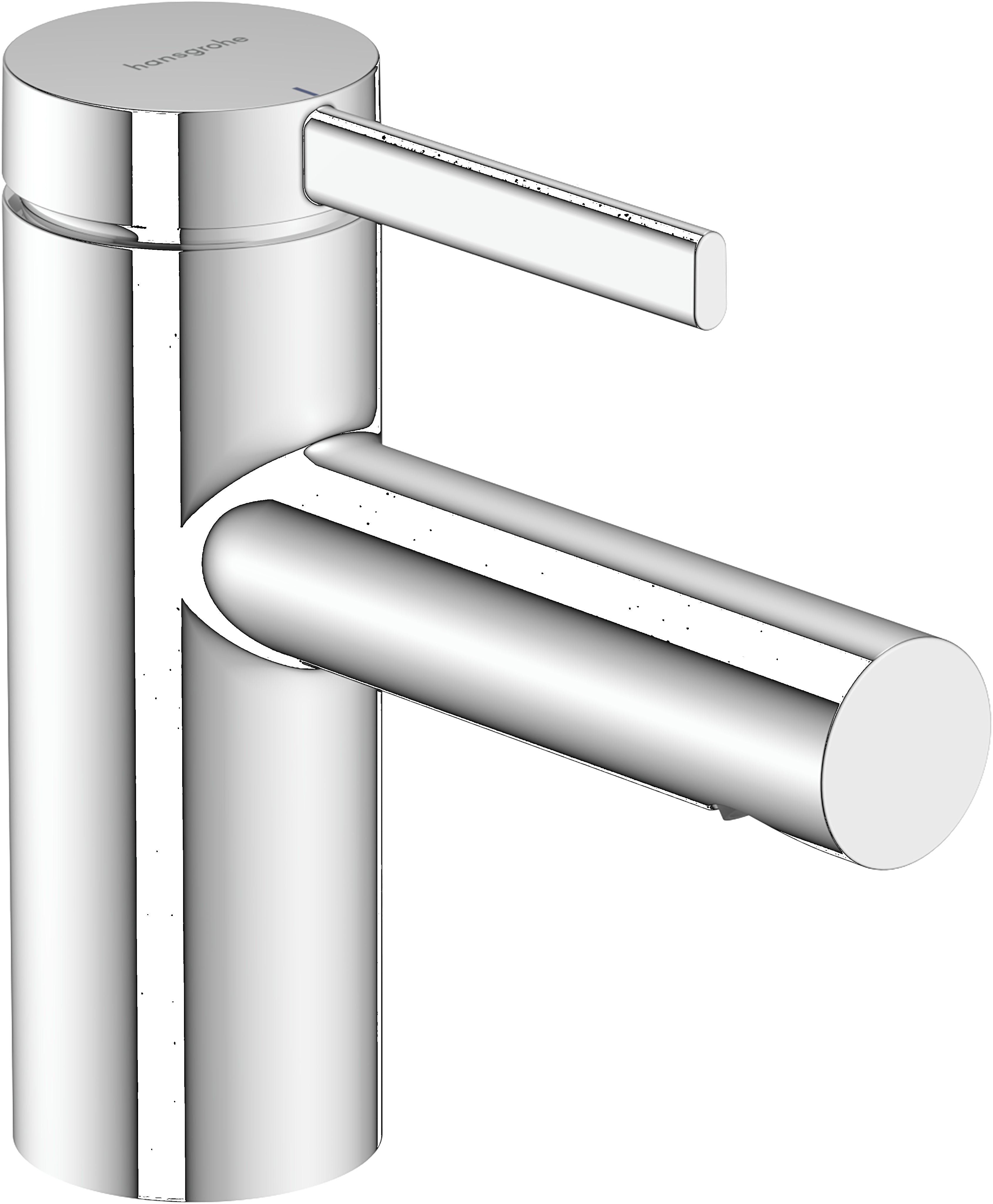 Zesis S Pillar tap 70 with lever handle for cold water or pre-adjusted water without waste set