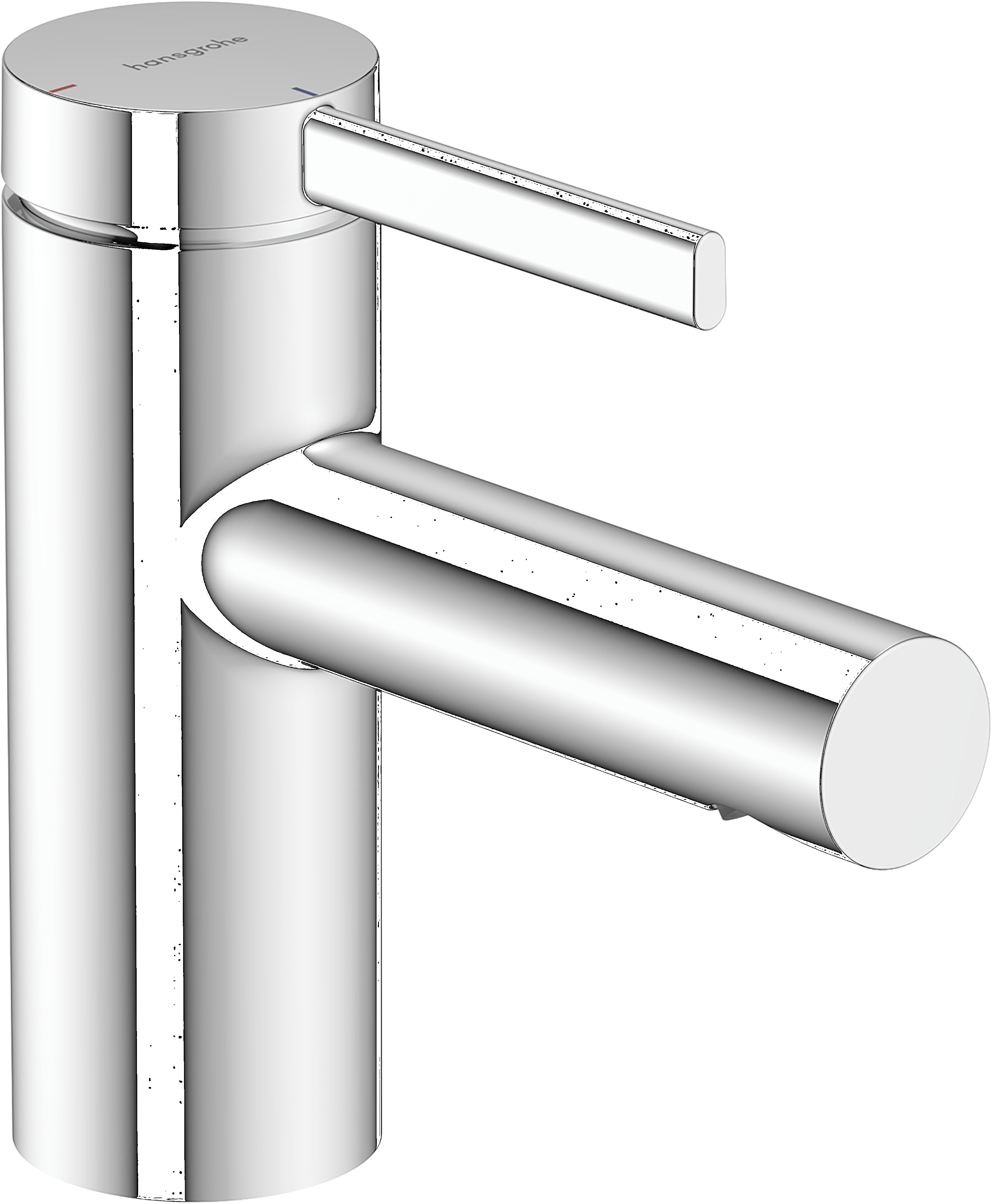 Zesis S Single lever basin mixer 70 CoolStart with push-open waste set