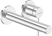 Zesis S Single lever basin mixer for concealed installation wall-mounted with spout 194 mm