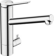 Zesis M33 Single lever kitchen mixer 200, device shut-off valve, CoolStart, 1jet