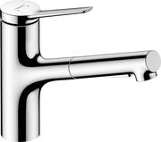 Zesis M33 Single lever kitchen mixer 150, Eco, pull-out spray, 2jet