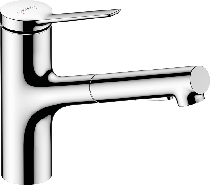 Zesis M33 Single lever kitchen mixer 150, Eco, pull-out spray, 2jet