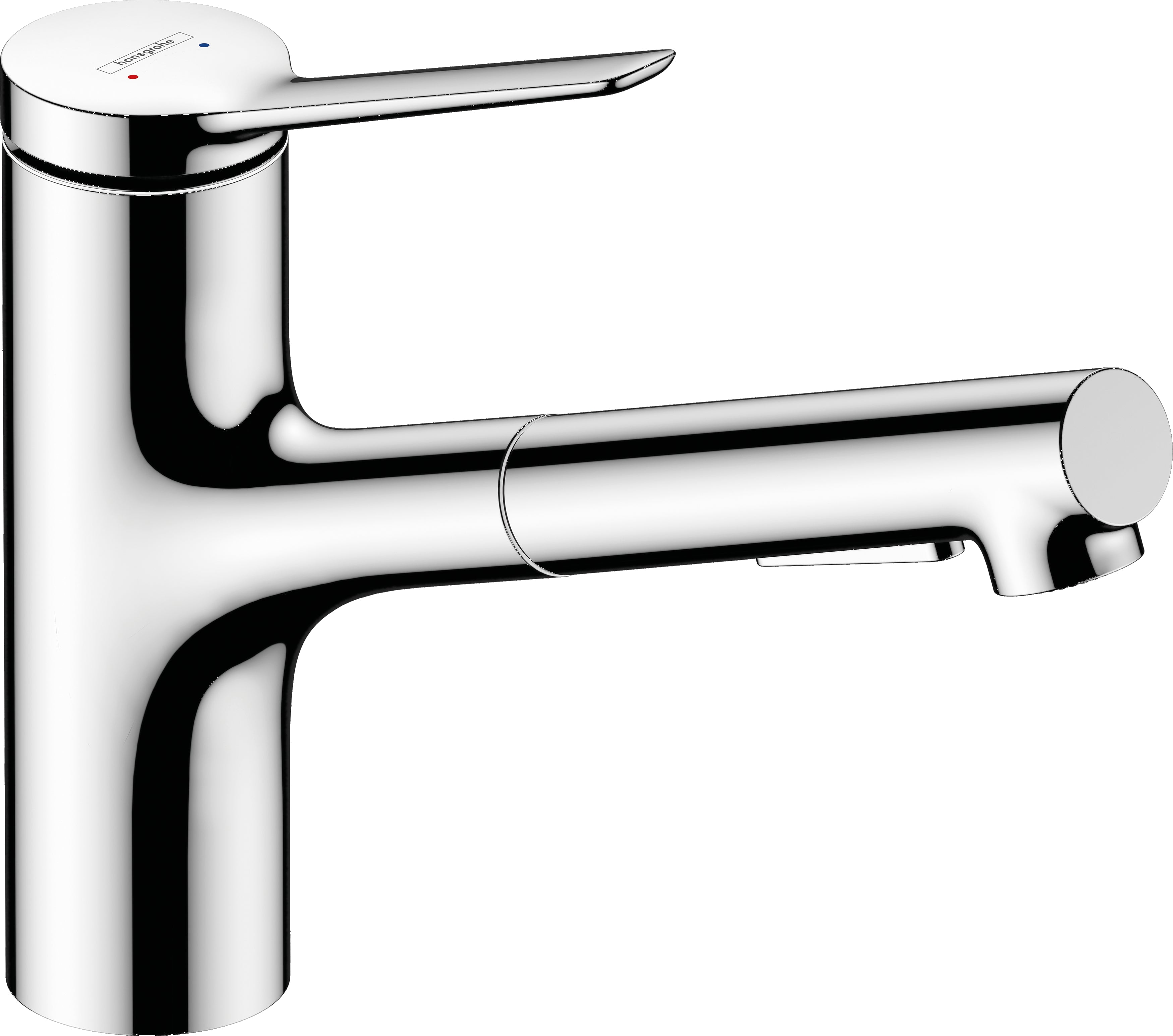 Zesis M33 Single lever kitchen mixer 150, metal pull-out spray, 2jet, sBox