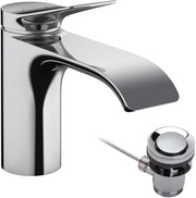 Vivenis Single lever basin mixer 80 with pop-up waste set