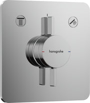 DuoTurn Q Mixer for concealed installation for 2 functions