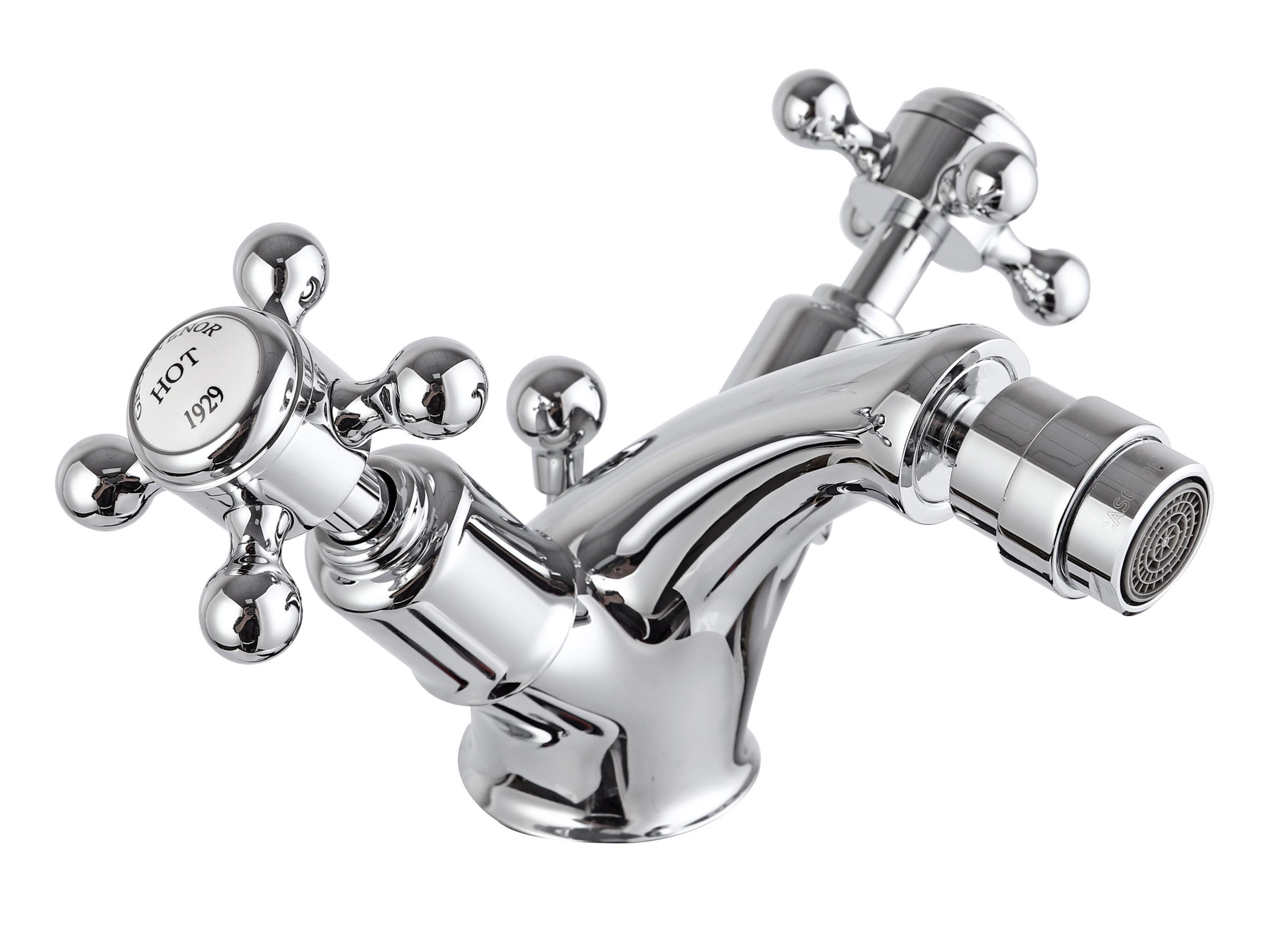 GROSVENOR BIDET MIXER WITH POP UP WASTE