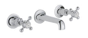GROSVENOR 3 HOLE WALL MOUNTED BASIN MIXER