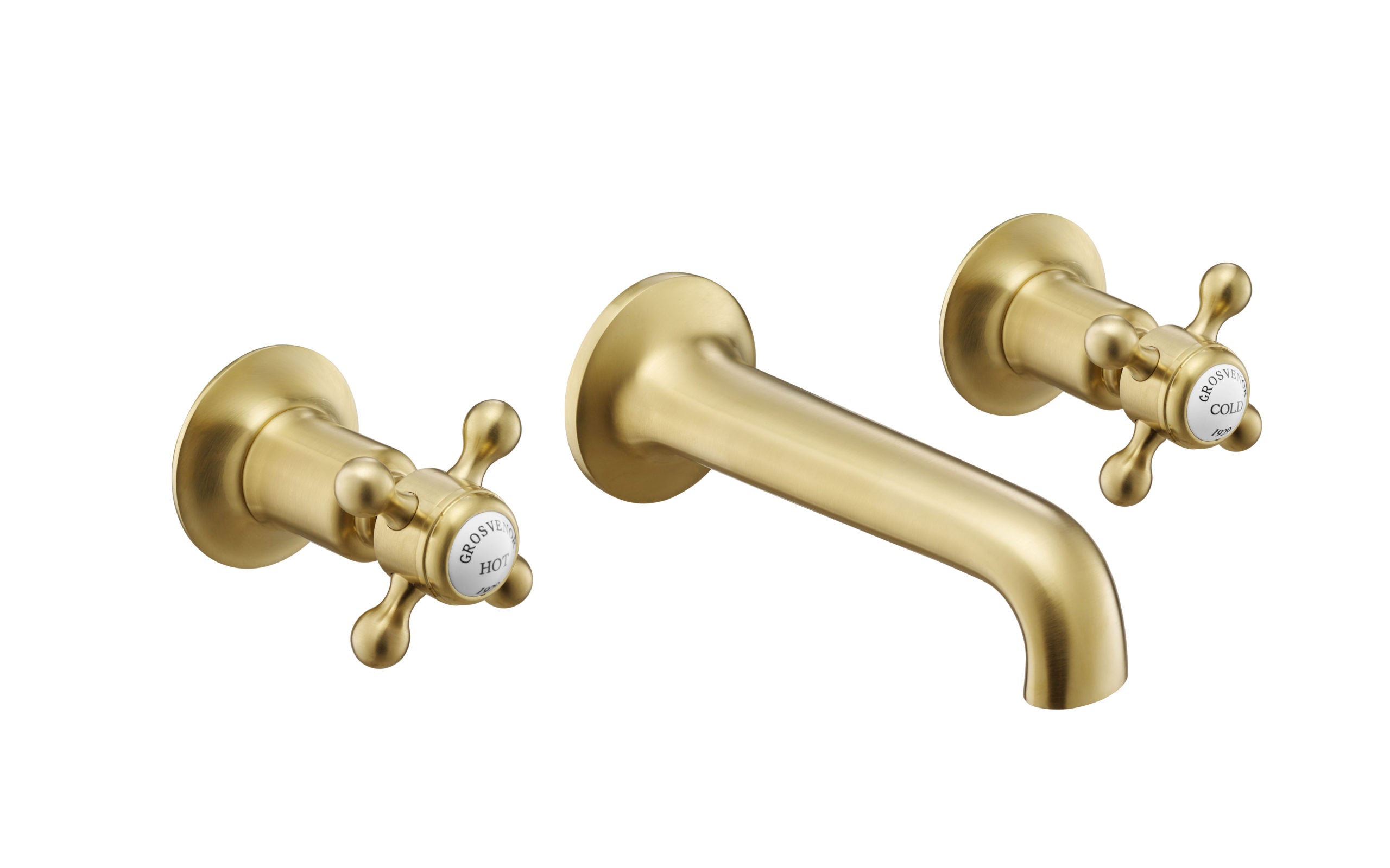 GROSVENOR 3 HOLE WALL MOUNTED BASIN MIXER