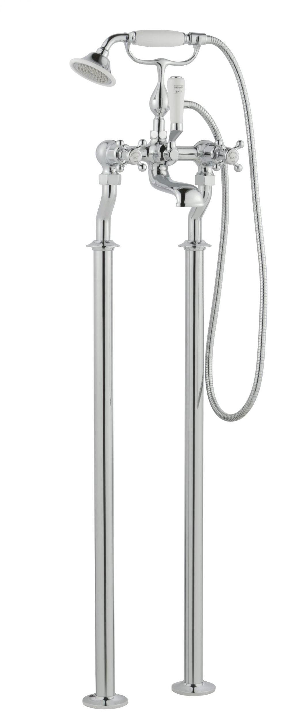 GROSVENOR FREESTANDING BATH SHOWER MIXER WITH KIT