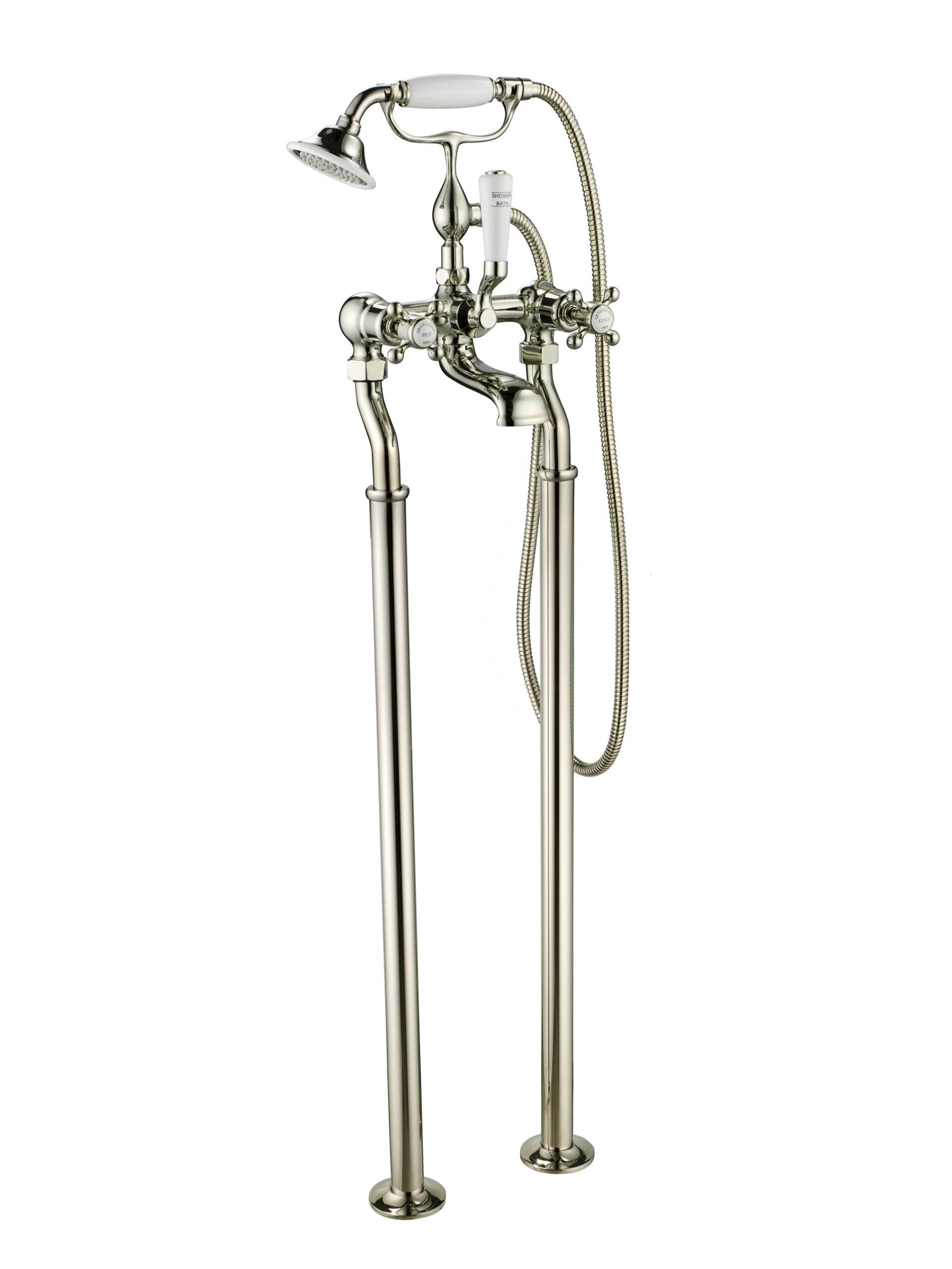 GROSVENOR FREESTANDING BATH SHOWER MIXER WITH KIT