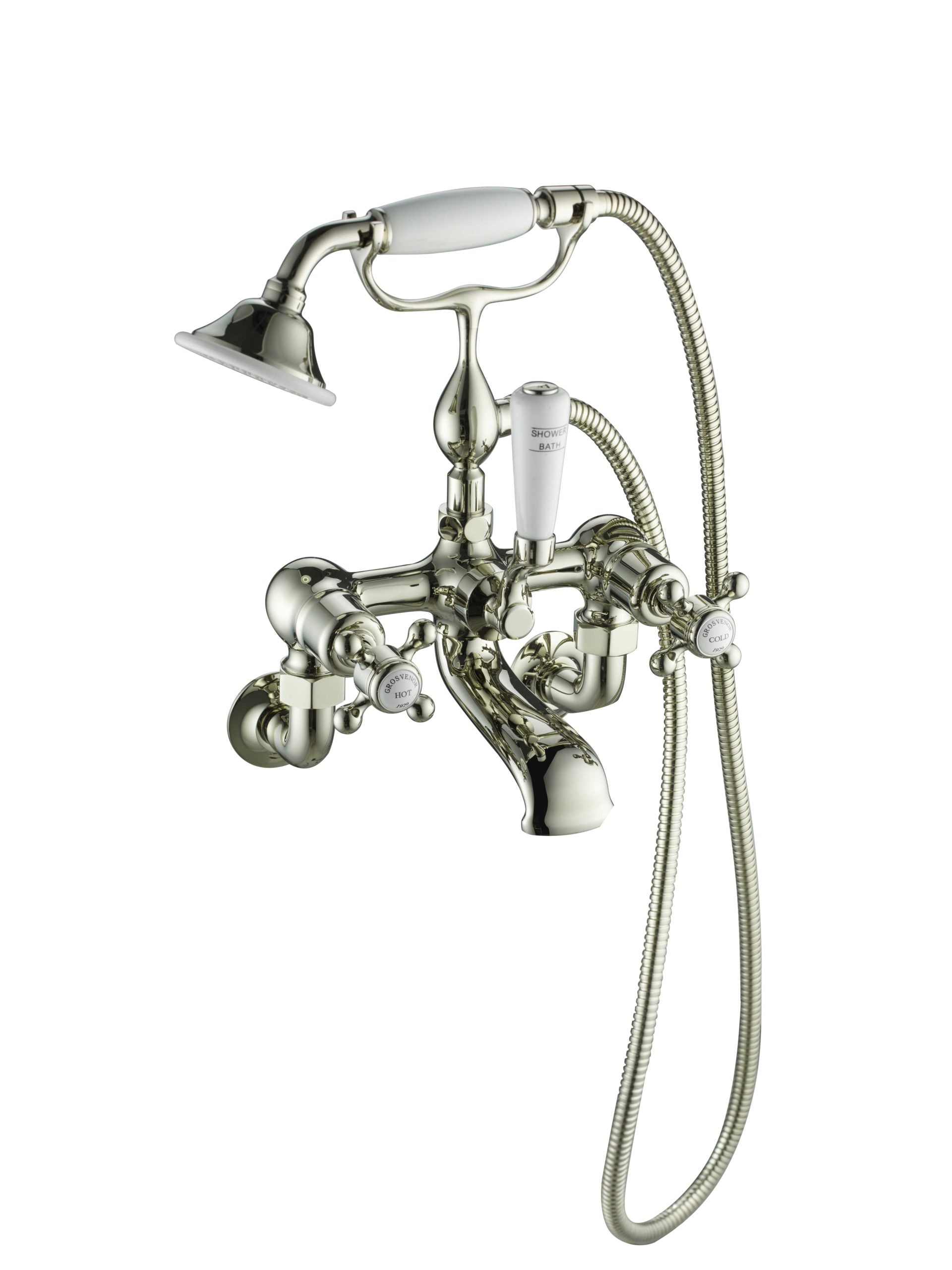 GROSVENOR BATH SHOWER MIXER WALL MOUNTED WITH KIT
