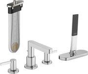 Finoris 4-hole rim mounted bath mixer with sBox