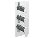 AMORE THERMOSTATIC SHOWER VALVE WITH 2 OPTIONS VERTICLE