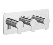 AMORE THERMOSTATIC CONCEALED SHOWER VALVE 2 OUTLETS HORIZOTA