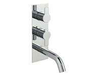 AMORE THERMOSTATIC CONCEALED 2 OUTLET VALVE ATT. SPOUT