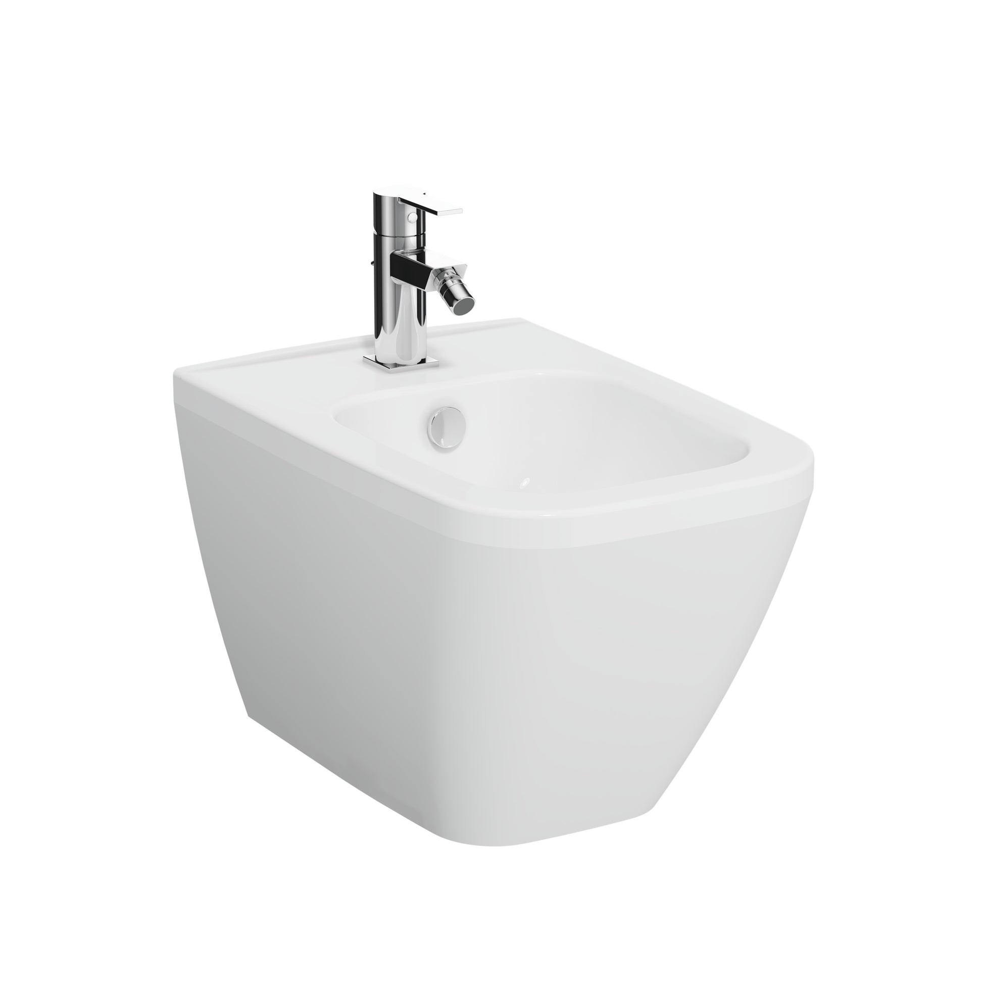 Wall-Hung Bide Without Side Holes
