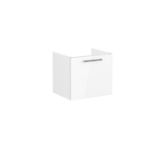 Root Washbasin Unit, With One Drawer, High Gloss White, Without Washbasin